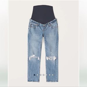 ABERCROMBIE & FITCH the ankle straight maternity jeans